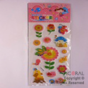 STICKER FLORES/PAJARITOS HS5406-1 x 12